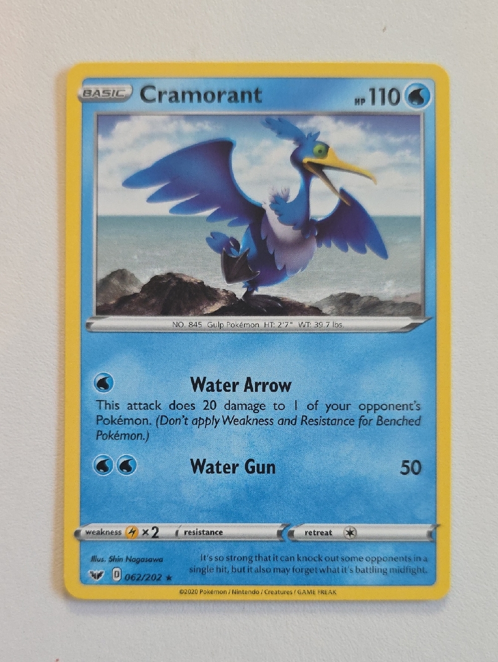 Pokemon Cramorant Card